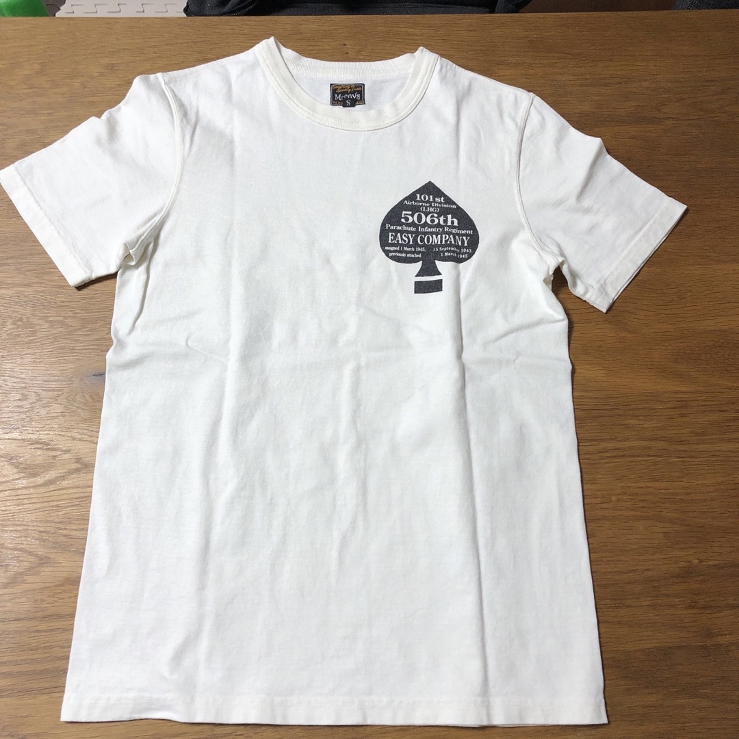 THE REAL McCOY'S(ザリアルマッコイズ)のマッコイズ　白Tシャツ メンズのトップス(Tシャツ/カットソー(半袖/袖なし))の商品写真