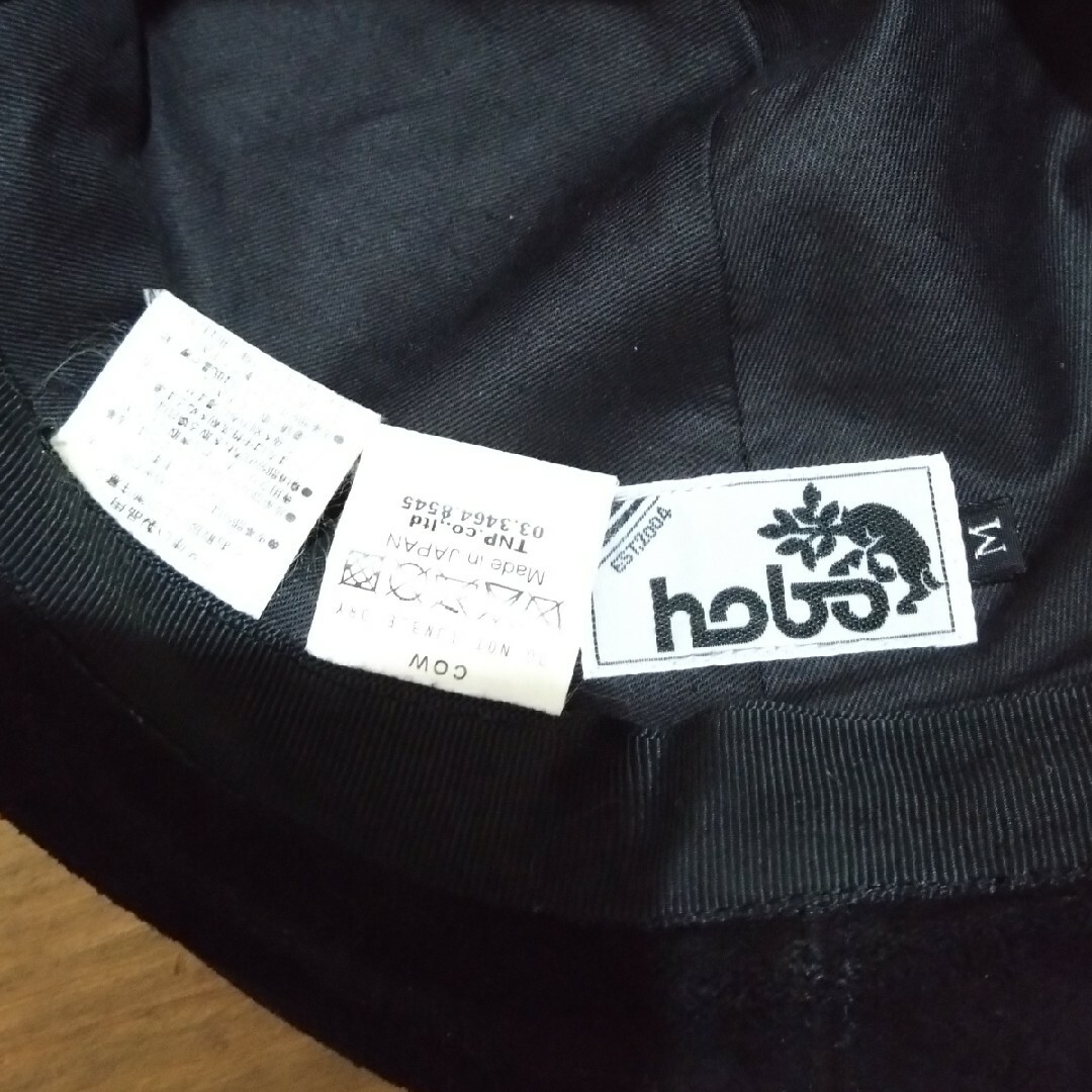 hobo カウレザーハット メンズの帽子(ハット)の商品写真