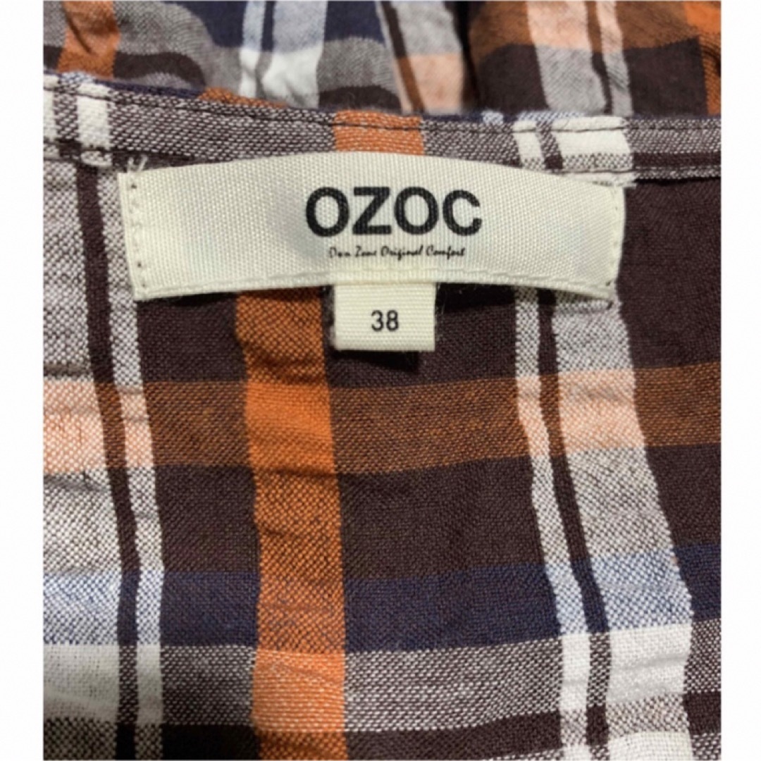 OZOC(オゾック)のチェックワンピース　OZOC 38 レディースのワンピース(ロングワンピース/マキシワンピース)の商品写真