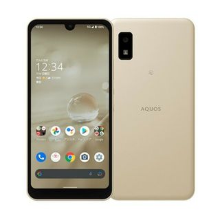 【新品未開封】デュアルＳＩＭ　AQUOS Wish2 アイボリー A204SH(スマートフォン本体)