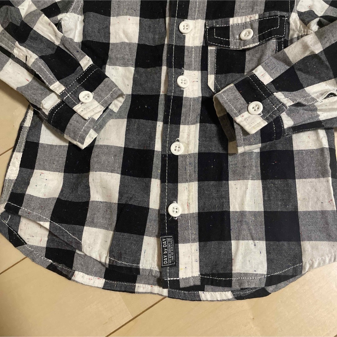 BREEZE(ブリーズ)のBREEZE チェックシャツ　100 キッズ/ベビー/マタニティのキッズ服男の子用(90cm~)(ブラウス)の商品写真