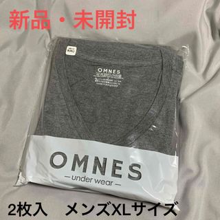 オムネス(OMNES)の【新品】メンズ Vネック半袖Tシャツ　2枚セット(Tシャツ/カットソー(半袖/袖なし))