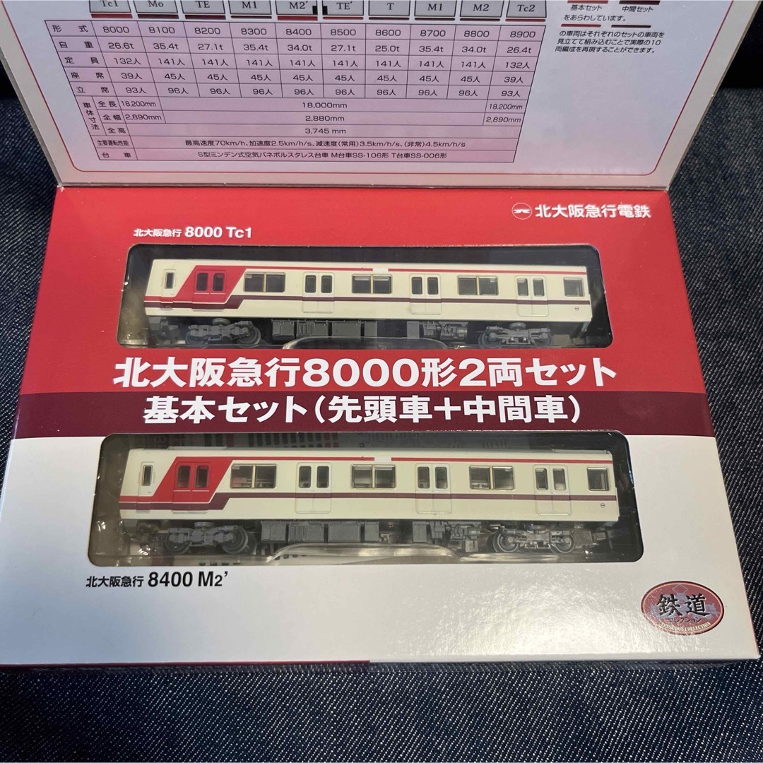 Tommy Tech(トミーテック)の鉄コレ　北大阪急行8000形2両セット エンタメ/ホビーのおもちゃ/ぬいぐるみ(鉄道模型)の商品写真