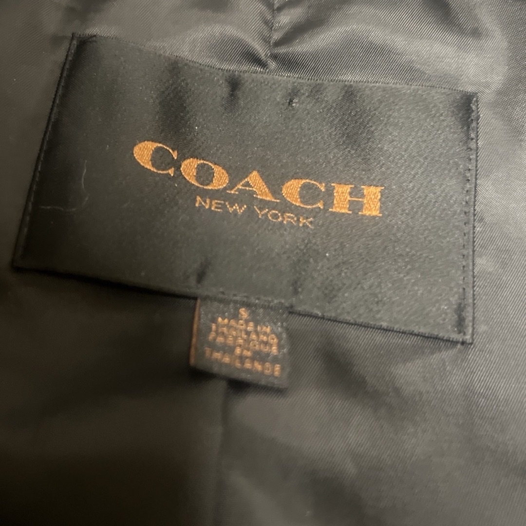 COACH(コーチ)のコーチ　トレンチコート紺(襟ブラウン ) レディースのジャケット/アウター(トレンチコート)の商品写真