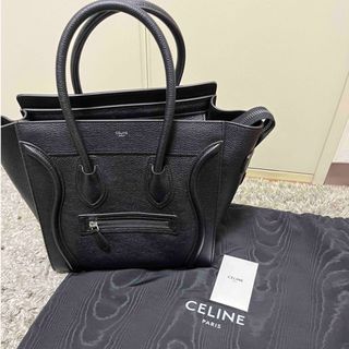 celine - セリーヌ ラゲージ ミニショッパー ダークブラウン ドラムド