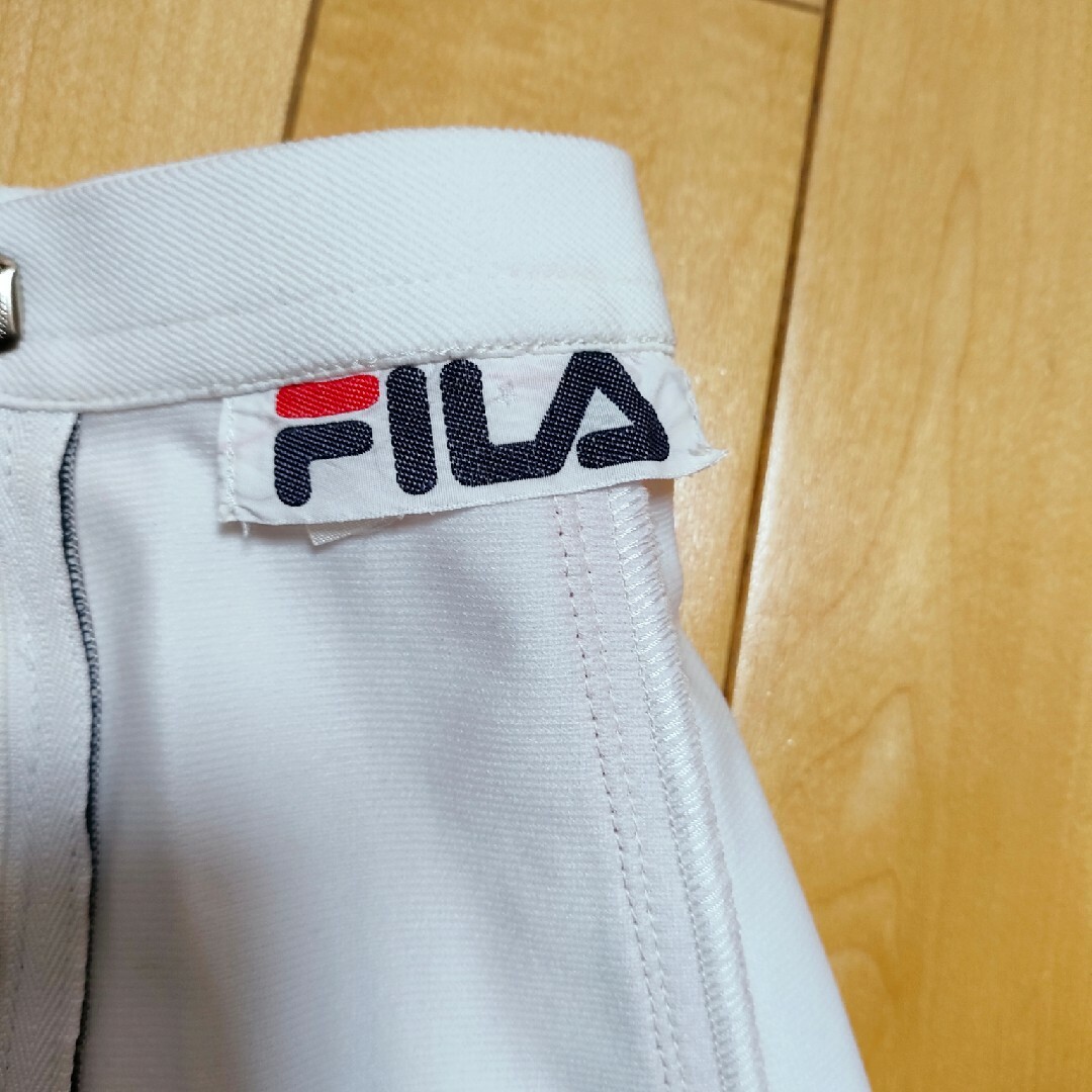 FILA(フィラ)のフィラ FILA テニスウェア スカート スコート Sサイズ ホワイト スポーツ/アウトドアのテニス(ウェア)の商品写真