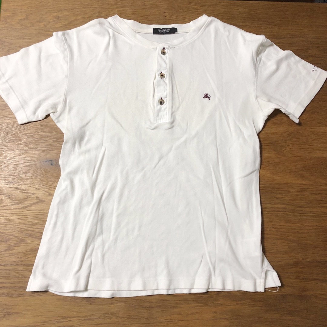 BURBERRY BLACK LABEL(バーバリーブラックレーベル)のバーバリーブラックレーベル 白Tシャツ メンズのトップス(Tシャツ/カットソー(半袖/袖なし))の商品写真