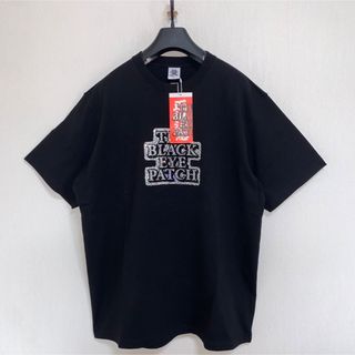 ワコマリア(WACKO MARIA)の黒XL【Black Eye Patch】OG LABEL TEE／新品／送料込(Tシャツ/カットソー(半袖/袖なし))