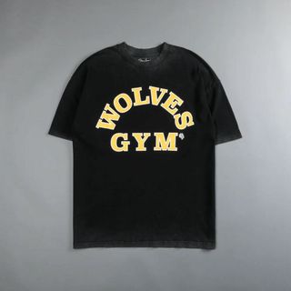 DARC SPORT GYM OVERSIZED TEE BLACK GOLD(Tシャツ/カットソー(半袖/袖なし))