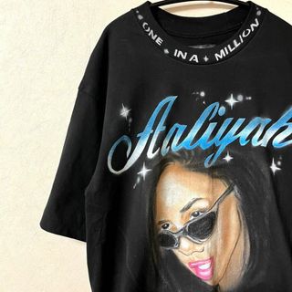 DBruze Aaliyah Airbrush Shirt エアブラシ Tシャツ(Tシャツ/カットソー(半袖/袖なし))