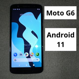 モトローラ(Motorola)のジャンク moto G6 Android11 カスタムROM Motorola(スマートフォン本体)