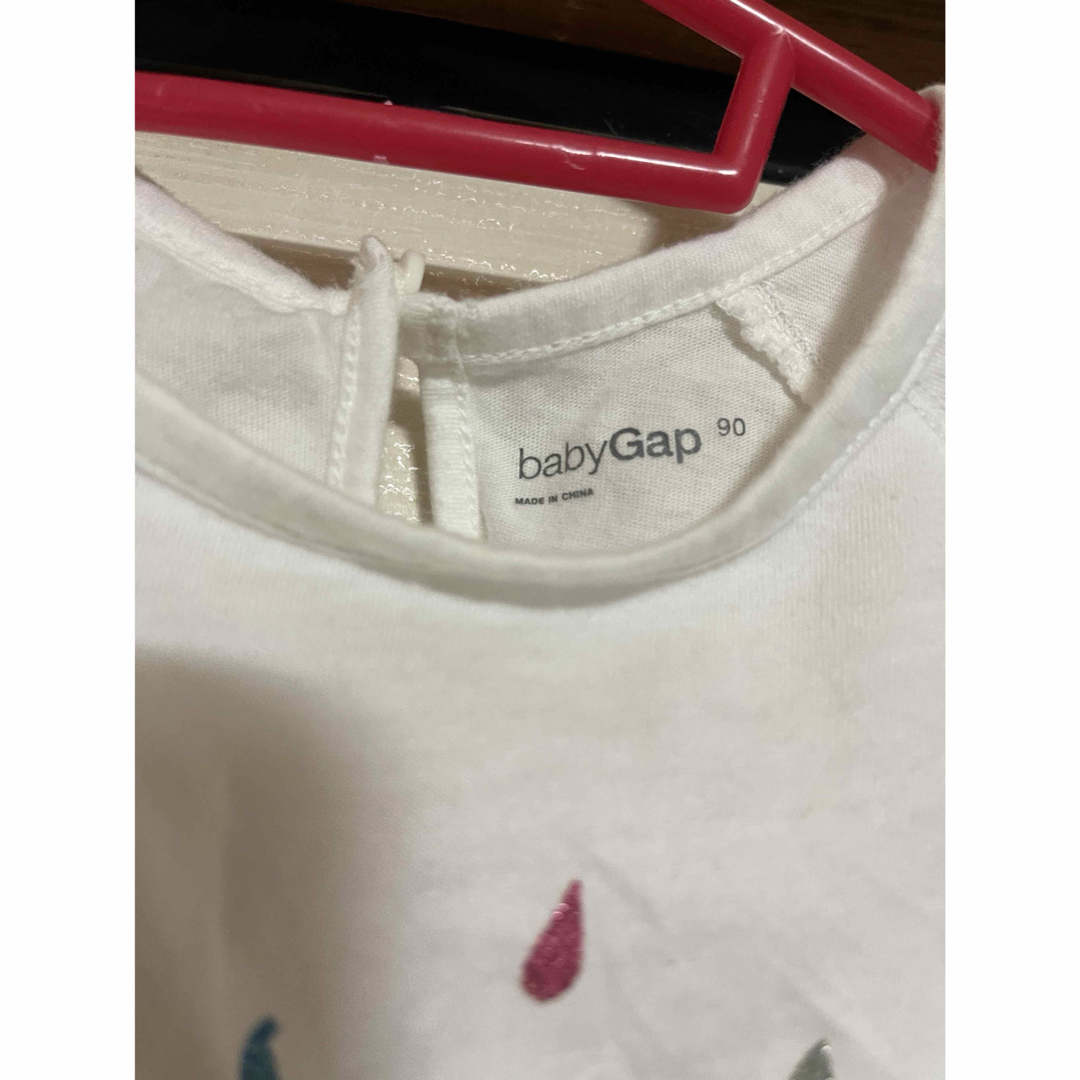 babyGAP(ベビーギャップ)のスカート95　半袖Tシャツ90 キッズ/ベビー/マタニティのキッズ服女の子用(90cm~)(Tシャツ/カットソー)の商品写真