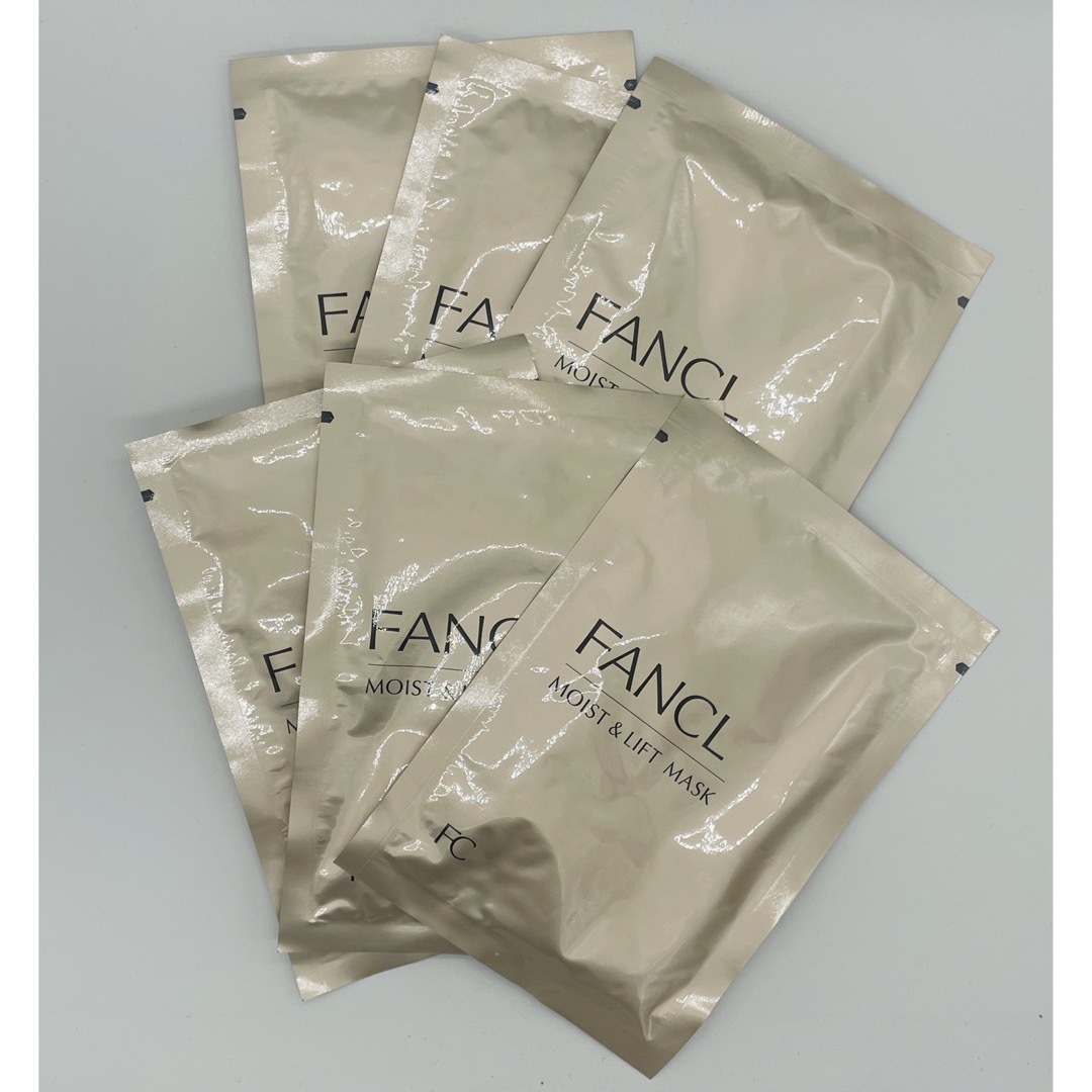 FANCL(ファンケル)のファンケルモイスト＆リフトマスク（M＆L マスク）28mL×6枚 コスメ/美容のスキンケア/基礎化粧品(パック/フェイスマスク)の商品写真
