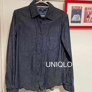 UNIQLO - 最終値下げ中❗️UNIQLO レーヨンブラウス（長袖）の通販 by