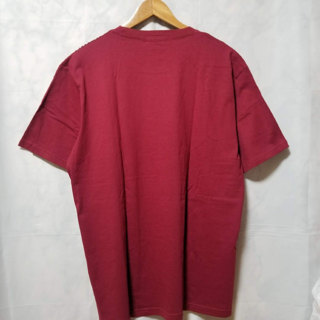 新品　Tシャツ　ドラゴン　龍柄　竜　LL　ワインレッド メンズのトップス(Tシャツ/カットソー(半袖/袖なし))の商品写真