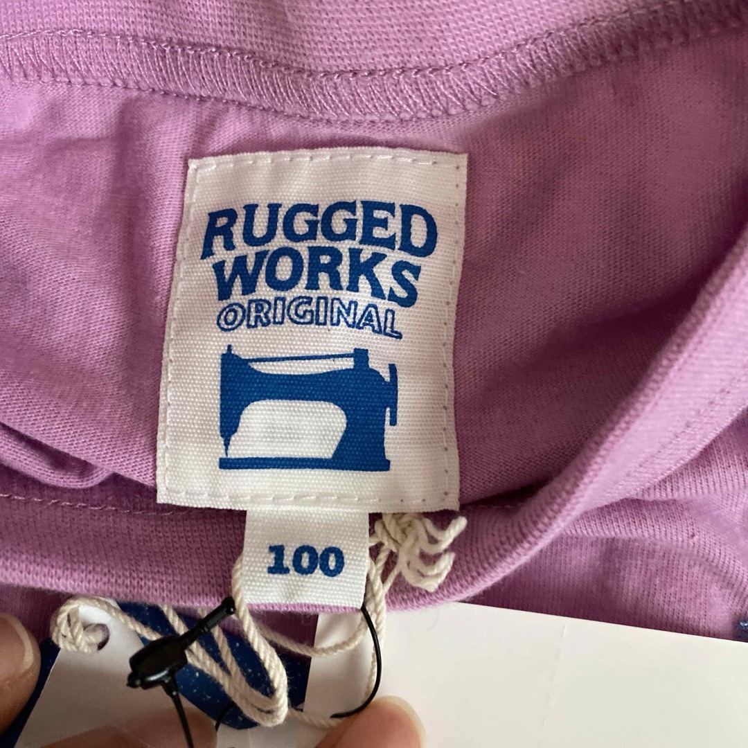 RUGGEDWORKS(ラゲッドワークス)のレースTシャツ　定価2500円ラゲットワークス キッズ/ベビー/マタニティのキッズ服女の子用(90cm~)(Tシャツ/カットソー)の商品写真