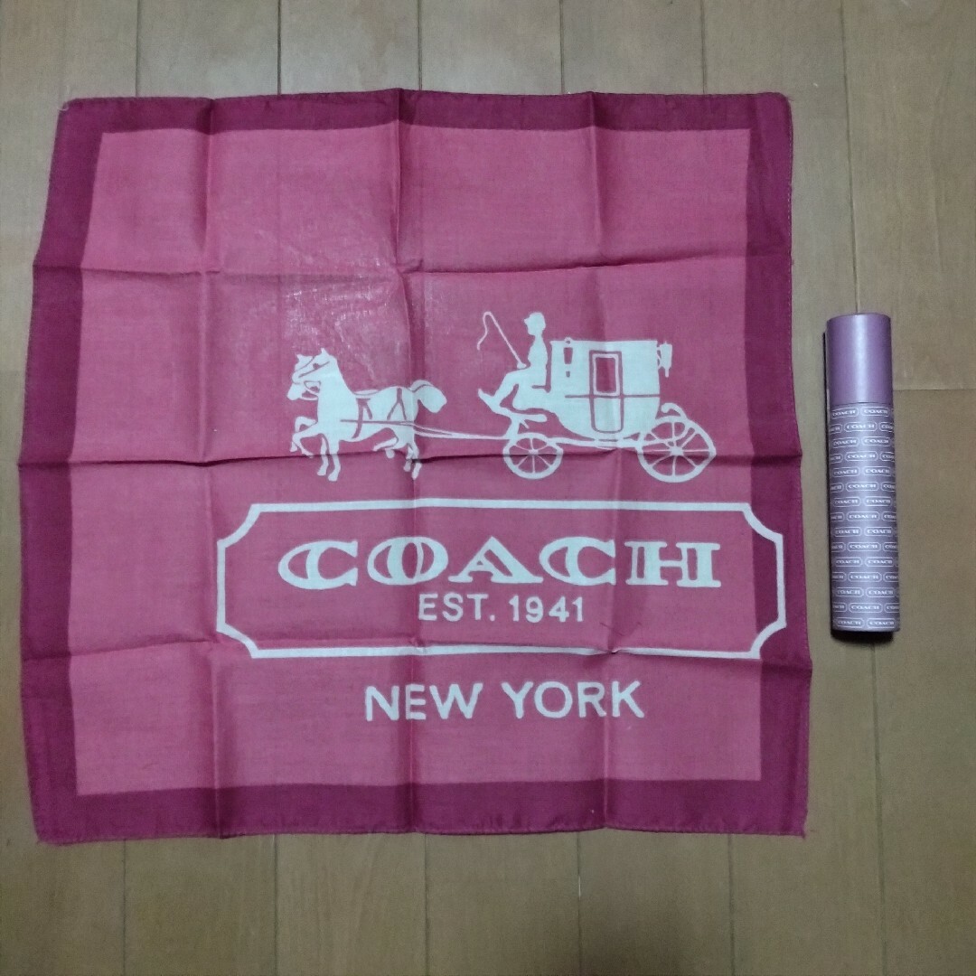 COACH(コーチ)のCOACH　スカーフ＆お香 レディースのファッション小物(バンダナ/スカーフ)の商品写真