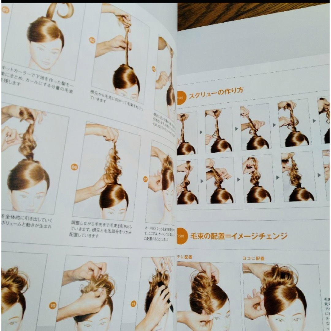 新井唯夫フィンガーワークでつくるカールアップ　CURLUP　ヘアセット エンタメ/ホビーの本(ファッション/美容)の商品写真