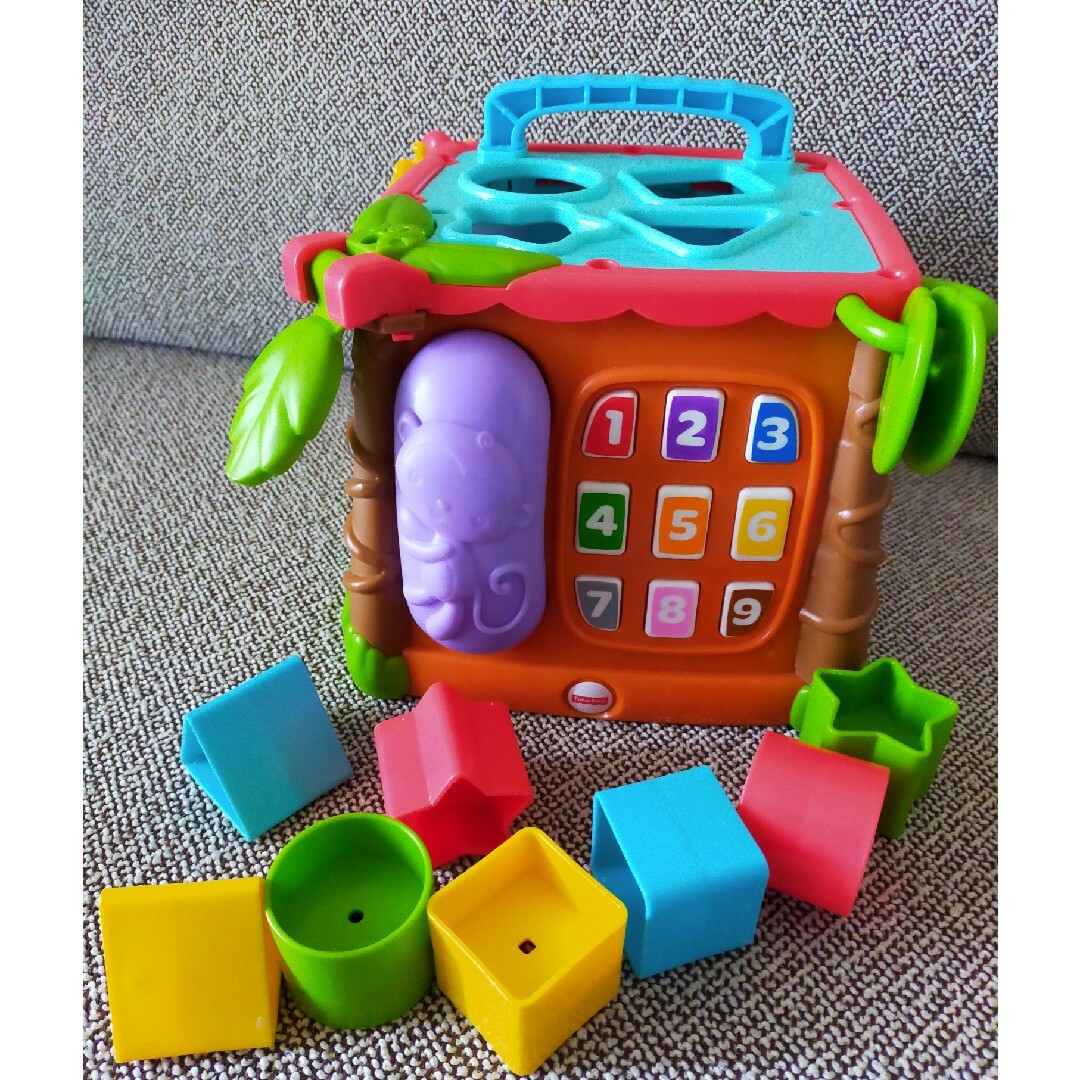 Fisher-Price(フィッシャープライス)の■知育 フィッシャープライス バイリンガルラーニングボックス　赤ちゃん　おもちゃ キッズ/ベビー/マタニティのおもちゃ(知育玩具)の商品写真