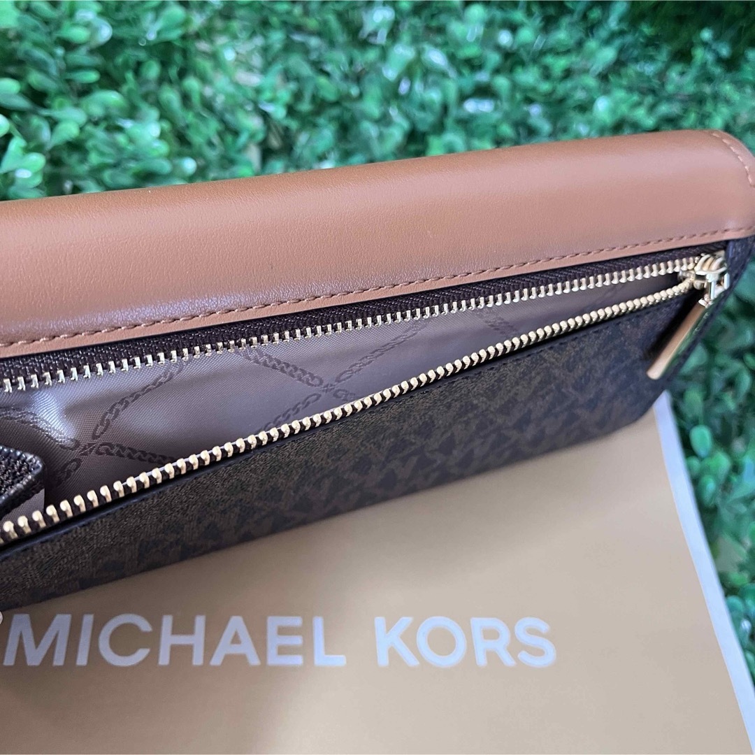 Michael Kors(マイケルコース)のマイケルコース☆新品☆ HAMILTON パドロック長財布 /ブラウン レディースのファッション小物(財布)の商品写真