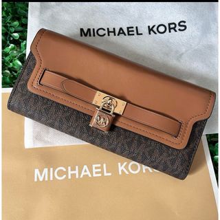 マイケルコース(Michael Kors)のマイケルコース☆新品☆ HAMILTON パドロック長財布 /ブラウン(財布)