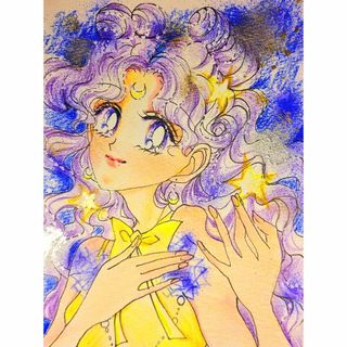 手描きイラスト　セーラームーン