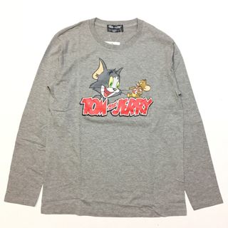 新品正規 Ｌ トムアンドジェリー ロンＴ 長袖Tシャツ トムジェリ ユニセックス(Tシャツ/カットソー(七分/長袖))