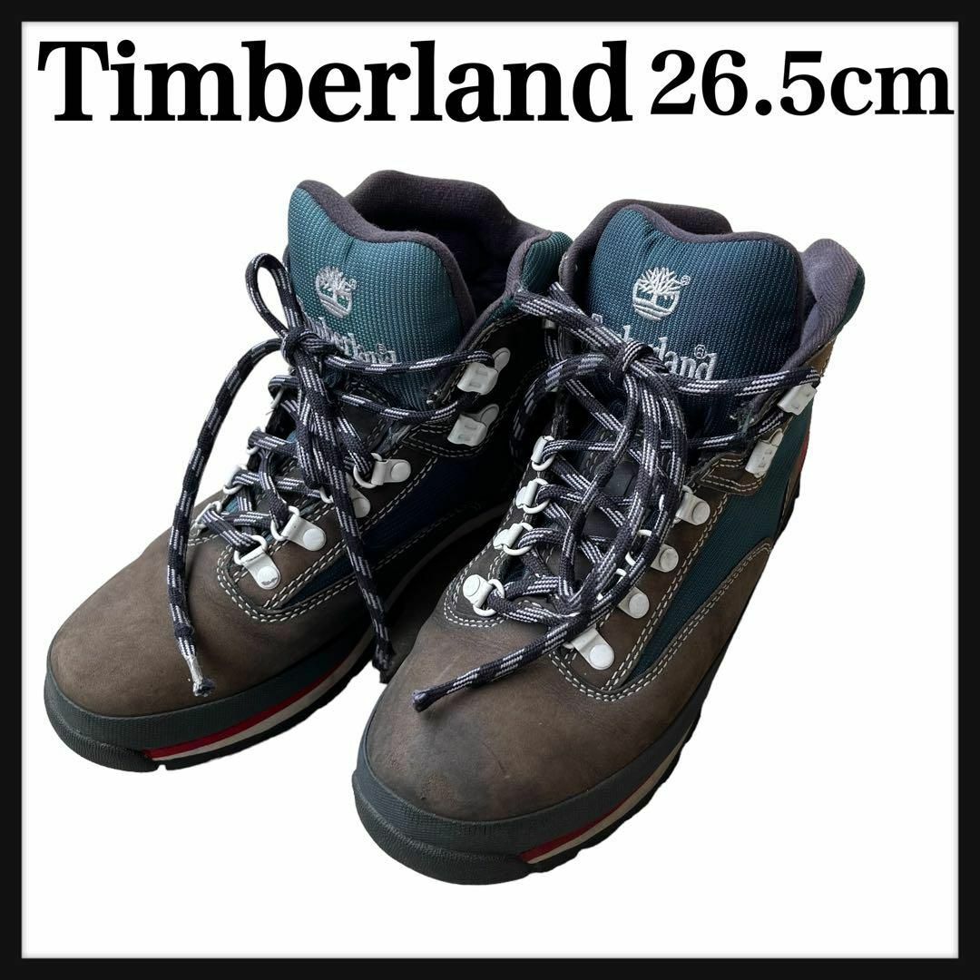 Timberland(ティンバーランド)のTimberland ティンバーランドフィールドブーツ 緑赤 26.5 メンズの靴/シューズ(ブーツ)の商品写真