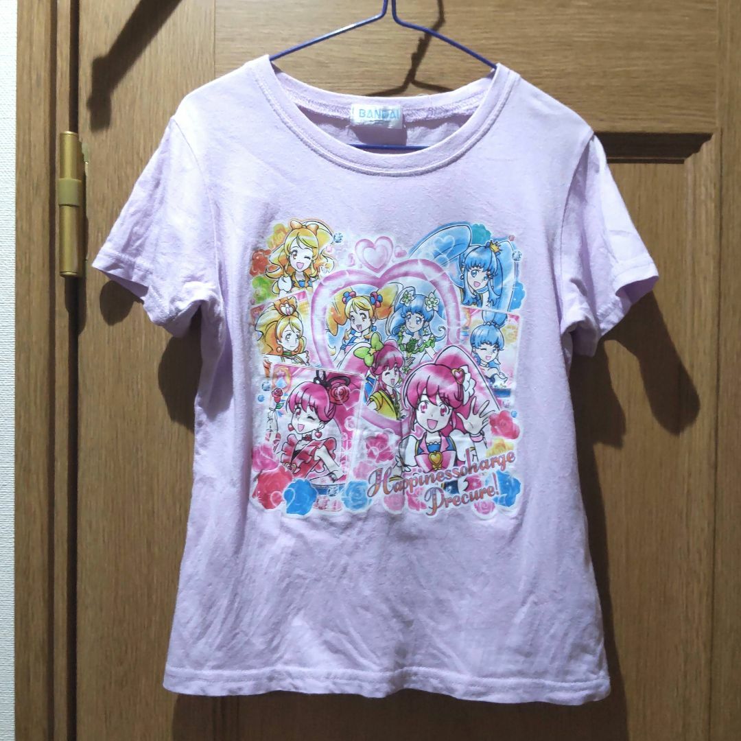 BANDAI(バンダイ)のハピネスチャージプリキュア　Ｔシャツ　サイズ130 キッズ/ベビー/マタニティのキッズ服女の子用(90cm~)(Tシャツ/カットソー)の商品写真