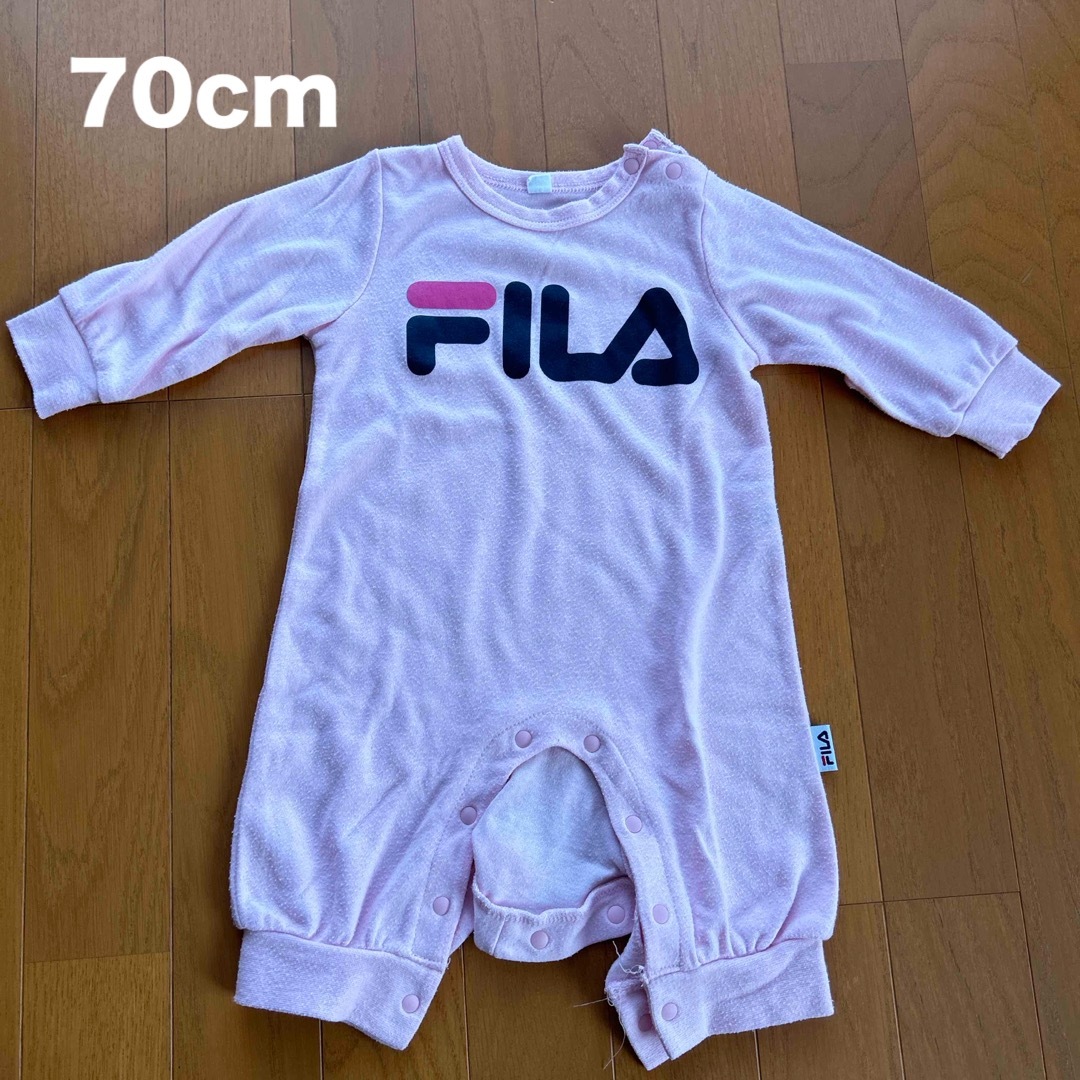 西松屋(ニシマツヤ)の西松屋 FILA カバーオール 70cm キッズ/ベビー/マタニティのベビー服(~85cm)(カバーオール)の商品写真