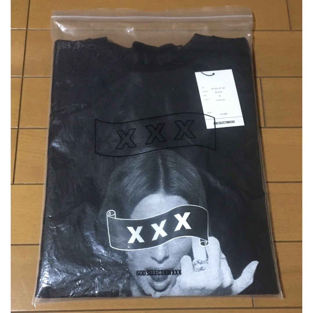 GOD SELECTION XXX(ゴッドセレクショントリプルエックス)の新品 GOD SELECTION XXX Tシャツ M 黒 ブラック メンズのトップス(Tシャツ/カットソー(半袖/袖なし))の商品写真