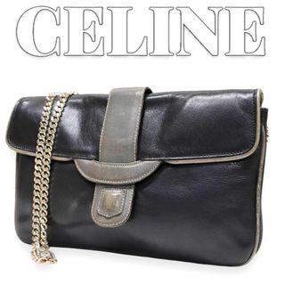 セリーヌ(celine)のCELINE フラップ チェーンショルダー ヴィンテージ 7376(ショルダーバッグ)