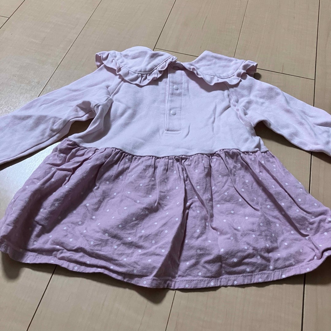 coeur a coeur(クーラクール)のクーラクール　水玉　ドット　長袖トップス　サイズ100 キッズ/ベビー/マタニティのキッズ服女の子用(90cm~)(Tシャツ/カットソー)の商品写真