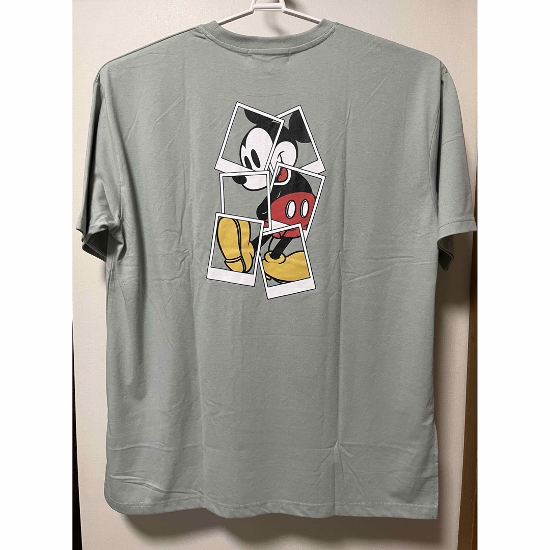 Disney(ディズニー)の半袖 Ｔシャツ 3L 大きいサイズ ミッキー かわいい ディズニー スリット入り メンズのトップス(Tシャツ/カットソー(半袖/袖なし))の商品写真