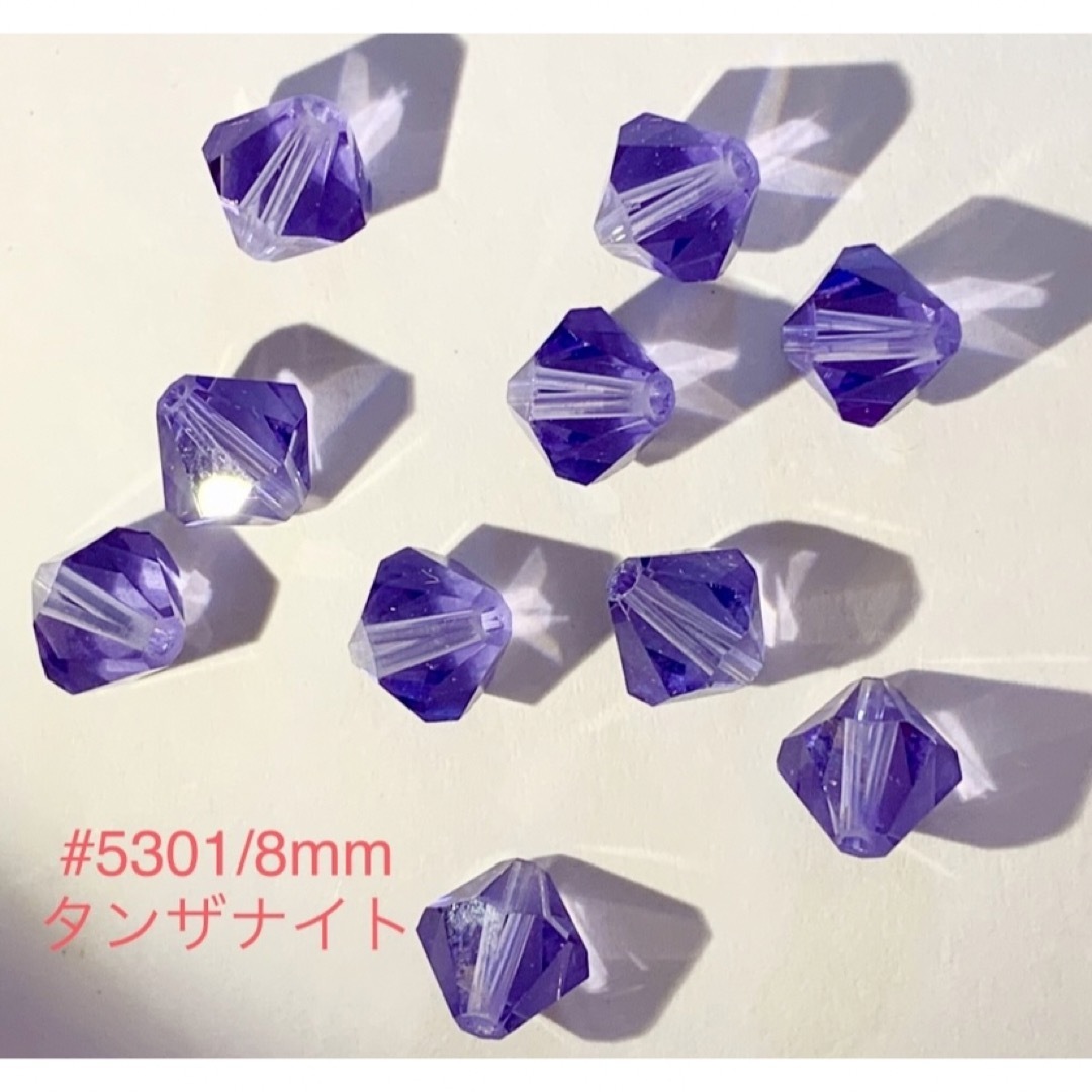 SWAROVSKI(スワロフスキー)のスワロフスキー☆ヴィンテージ・#5301・5328廃盤激レア含♡6カラーセット☆ ハンドメイドの素材/材料(各種パーツ)の商品写真