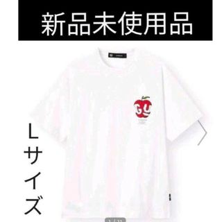 アンダーカバー(UNDERCOVER)の新品未使用品　GU×アンダーカバー ビックグラフィックTシャツ　Lサイズ　白(Tシャツ/カットソー(半袖/袖なし))