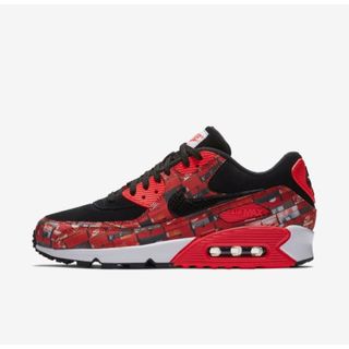 ナイキ(NIKE)のATMOS × NIKE AIR MAX 90 RED WE LOVE NIKE(スニーカー)