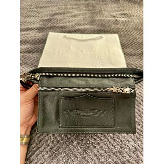 クロムハーツ(Chrome Hearts)の新品　激レア　クラッチレザーバッグ(セカンドバッグ/クラッチバッグ)