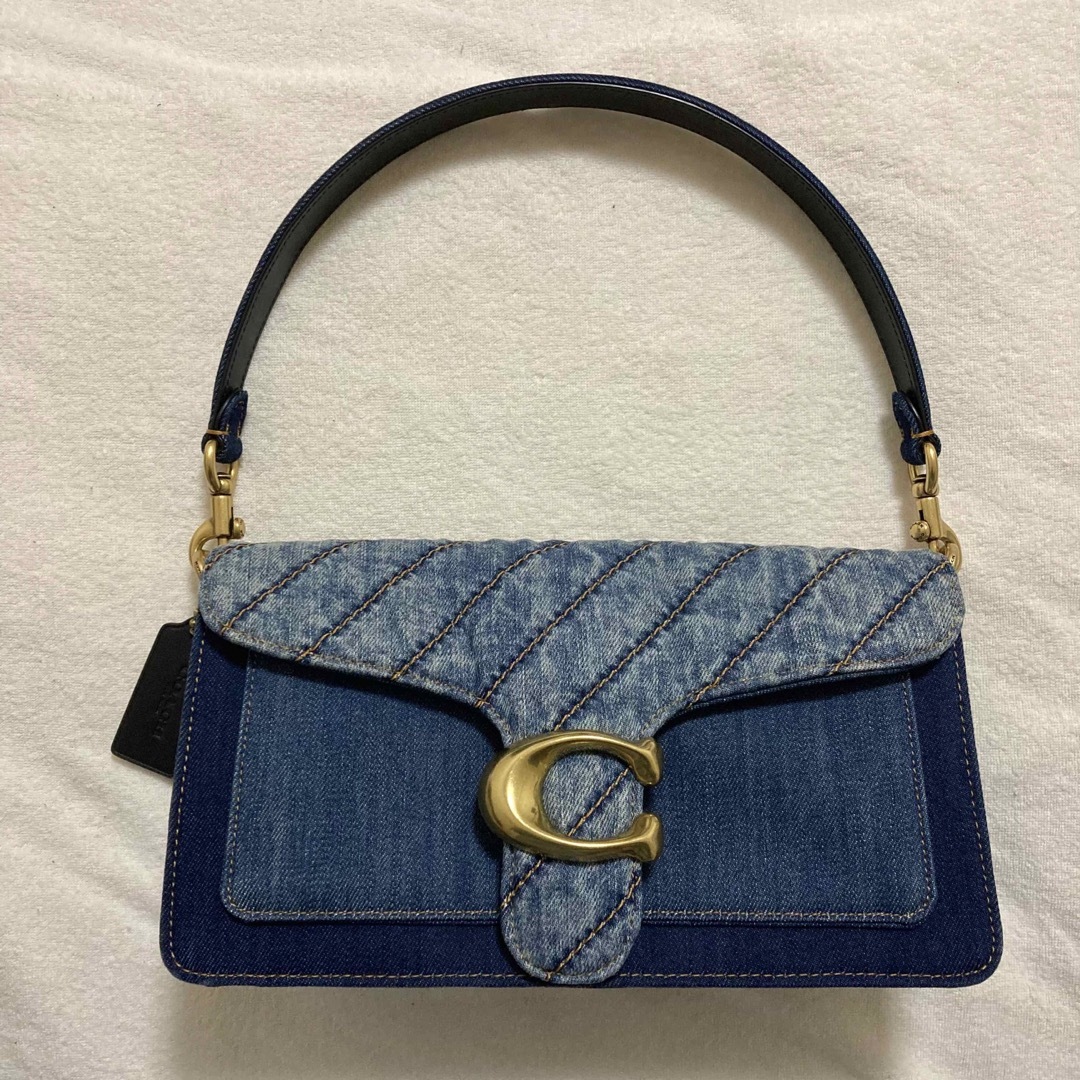 COACH(コーチ)の値下げしました！　COACH  コーチ　タビー　デニム　ショルダーバッグ レディースのバッグ(ショルダーバッグ)の商品写真