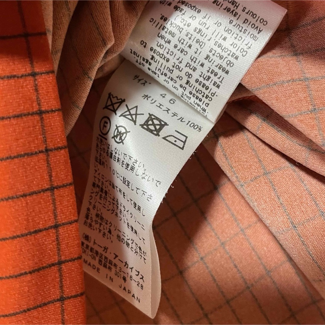 TOGA VIRILIS(トーガビリリース)のtoga virilis トーガヴィリリース タートルネック シャツ オレンジ メンズのトップス(Tシャツ/カットソー(七分/長袖))の商品写真