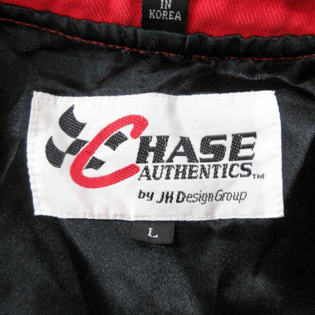 古着 ジェフハミルトン JH DESIGN 長袖 レーシング ジャケット キッズ ボーイズ 子供服 00年代 00s NASCAR デイルアンハートジュニア コットン スタンドカラー 赤 レッド 【spe】 24jan13 キッズ/ベビー/マタニティのベビー服(~85cm)(シャツ/カットソー)の商品写真