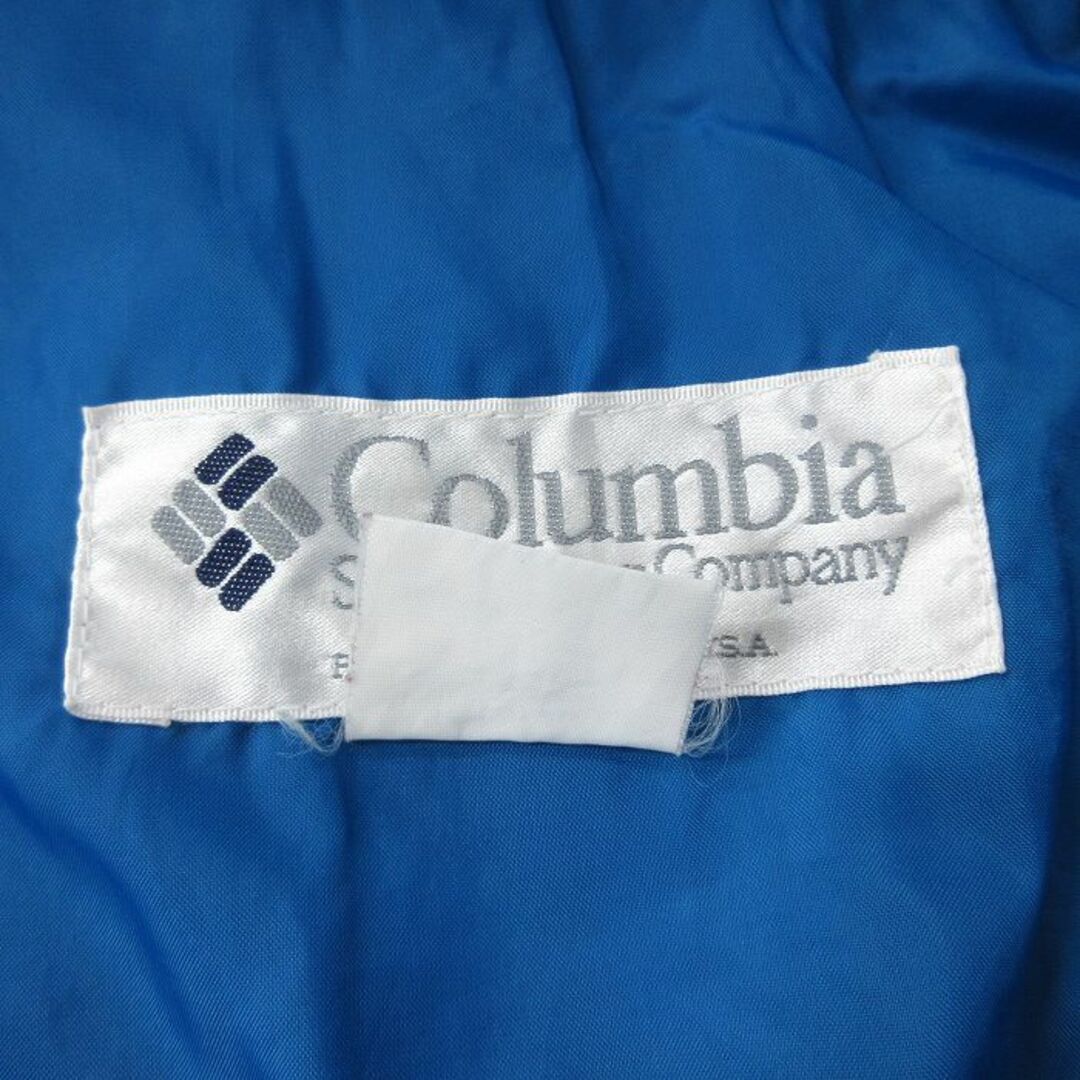 Columbia(コロンビア)の古着 コロンビア COLUMBIA 長袖 ナイロン ジャケット レディース 90年代 90s 大きいサイズ 水色他 24jan13 中古 アウター ウインドブレーカー レディースのジャケット/アウター(ロングコート)の商品写真