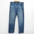 W38★古着 ジーンズ Levis リーバイス 505 メンズ ヒゲ コットン…