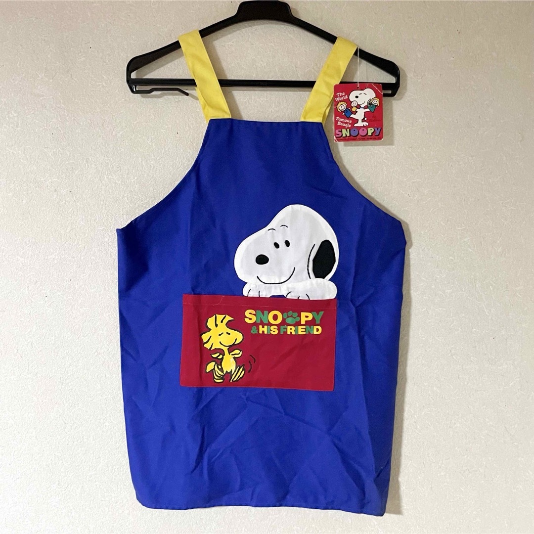 SNOOPY(スヌーピー)の《未着用》スヌーピー エプロン 子ども用 大人用 2枚 レディースのレディース その他(その他)の商品写真