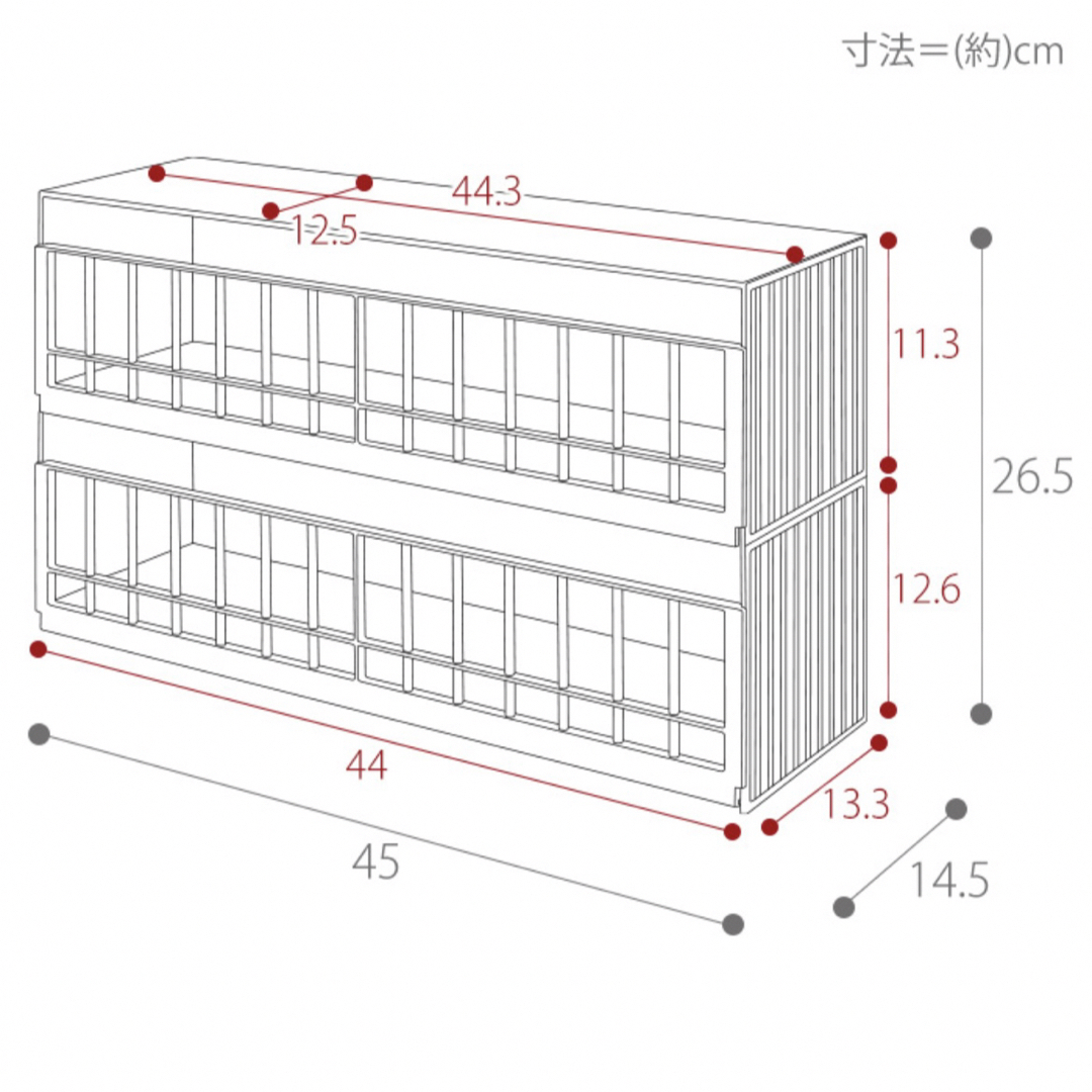 【訳あり】山﨑実業　tower  恐竜フィギュア収納ケージ　 インテリア/住まい/日用品の収納家具(棚/ラック/タンス)の商品写真