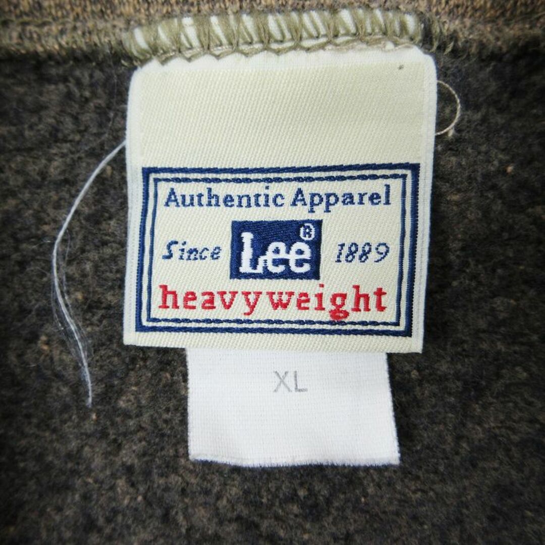 Lee(リー)のXL★古着 リー Lee 長袖 スウェット メンズ 00年代 00s アリゾナ 大きいサイズ クルーネック ベージュ カーキ 霜降り 24jan12 中古 スエット トレーナー トップス メンズのトップス(パーカー)の商品写真