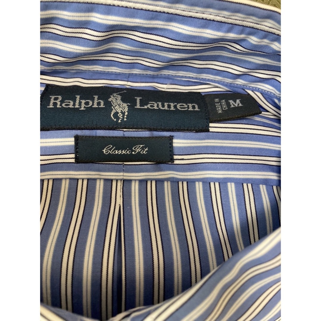 POLO RALPH LAUREN(ポロラルフローレン)の新品未使用 ラルフローレン ストライプ 長袖シャツ タグ付き メンズのトップス(シャツ)の商品写真