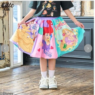 ディズニー(Disney)の新品　未使用　120㎝　リトシー　ディズニー　プリンセス　スカート(スカート)
