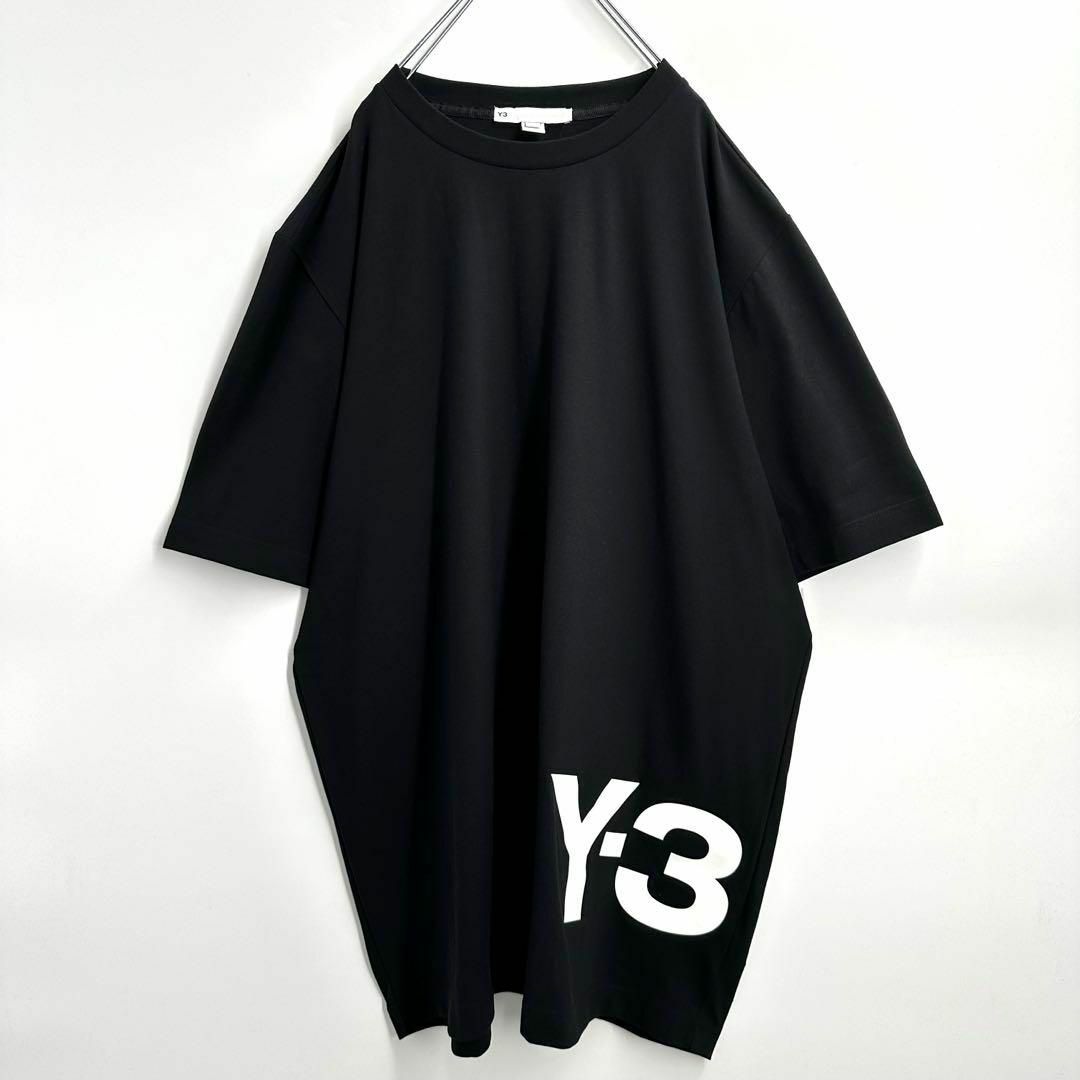 Y-3(ワイスリー)の【激レアサイズ2XL】ワイスリー　20周年記念ロゴ　デカロゴ　Tシャツ　入手困難 メンズのトップス(Tシャツ/カットソー(半袖/袖なし))の商品写真