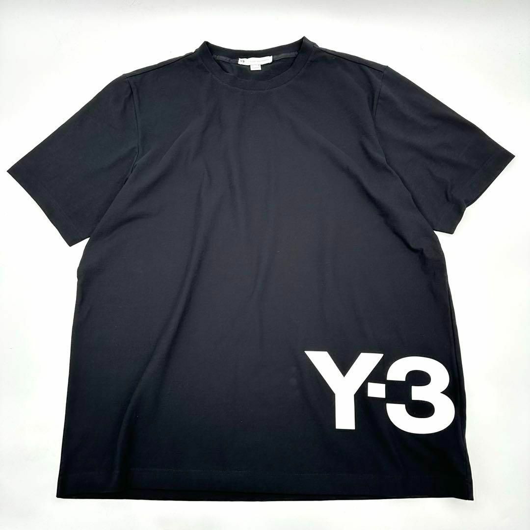 Y-3(ワイスリー)の【激レアサイズ2XL】ワイスリー　20周年記念ロゴ　デカロゴ　Tシャツ　入手困難 メンズのトップス(Tシャツ/カットソー(半袖/袖なし))の商品写真
